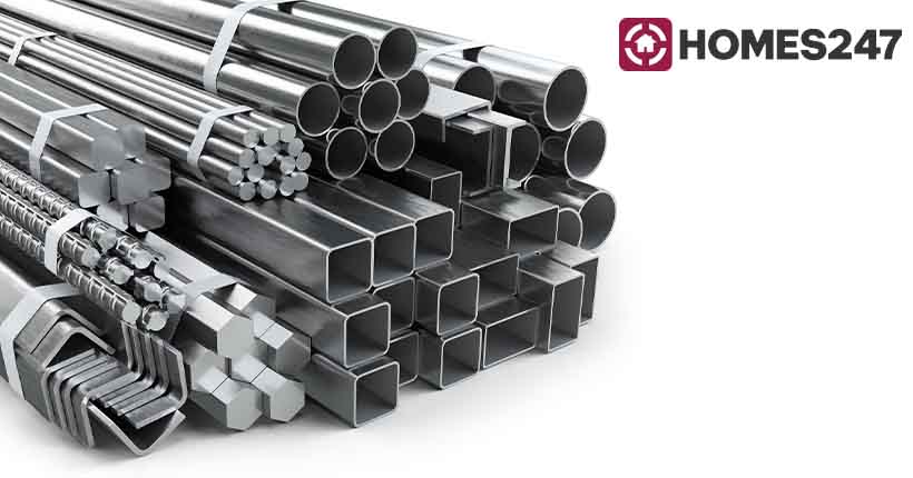 types of steel used in construction